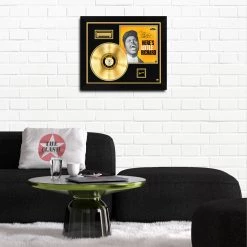 RARE-T Limited Edition Frames Little Richard - Here's Little Richard Limited Signature Edition Studio Licensed Gold LP Custom Frame