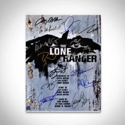 RARE-T Lone Ranger 2013 Script Limited Signature Edition Studio Licensed Custom Frame