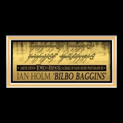 RARE-T Limited Edition Frames Lord Of The Rings - Bilbo Baggins Limited Signature Edition Studio Licensed Photo Custom Frame