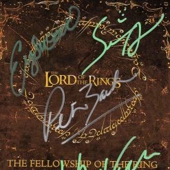 RARE-T The Lord Of The Rings The Fellowship Of The Ring Script Limited Signature Edition Studio Licensed Custom Frame 17 RARE-T The Lord Of The Rings The Fellowship Of The Ring Script Limited Signature Edition Studio Licensed Custom Frame