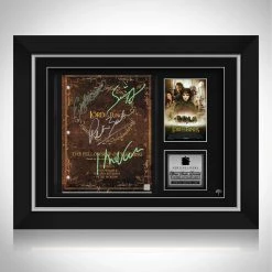 RARE-T The Lord Of The Rings The Fellowship Of The Ring Script Limited Signature Edition Studio Licensed Custom Frame 23 RARE-T The Lord Of The Rings The Fellowship Of The Ring Script Limited Signature Edition Studio Licensed Custom Frame