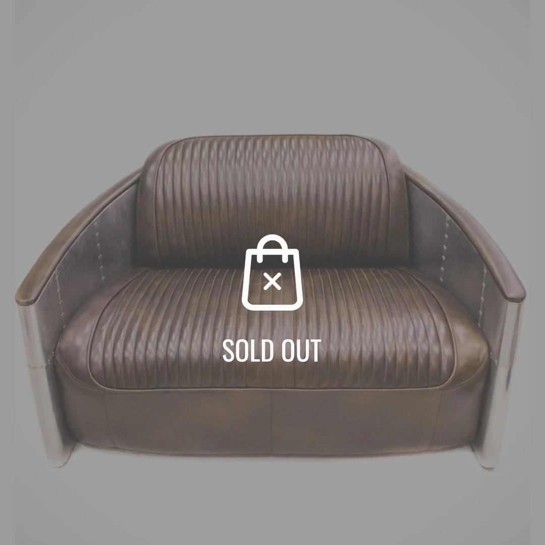 RARE-T Furniture & Lighting World War Ii Aviator Line Furniture Sofa - Loveseat 1 RARE-T Furniture & Lighting World War Ii Aviator Line Furniture Sofa - Loveseat