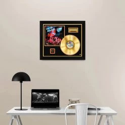 Rare-T Lynyrd Skynyrd -'Live' Limited Collectors' Edition Studio Licensed Gold LP Custom Frame