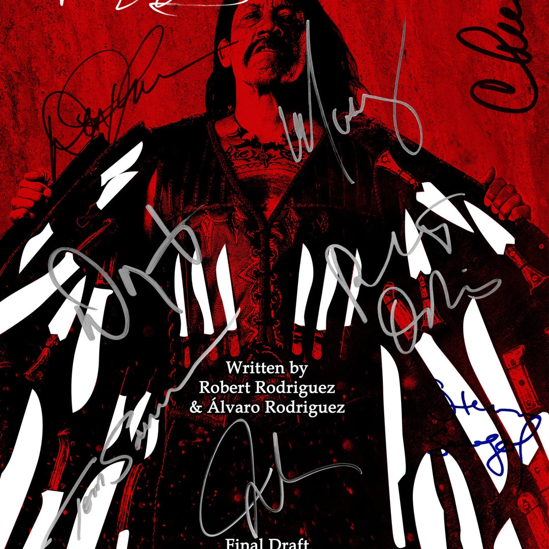 RARE-T Limited Edition Frames Machete Script Limited Signature Edition Studio Licensed Custom Frame 6 RARE-T Limited Edition Frames Machete Script Limited Signature Edition Studio Licensed Custom Frame