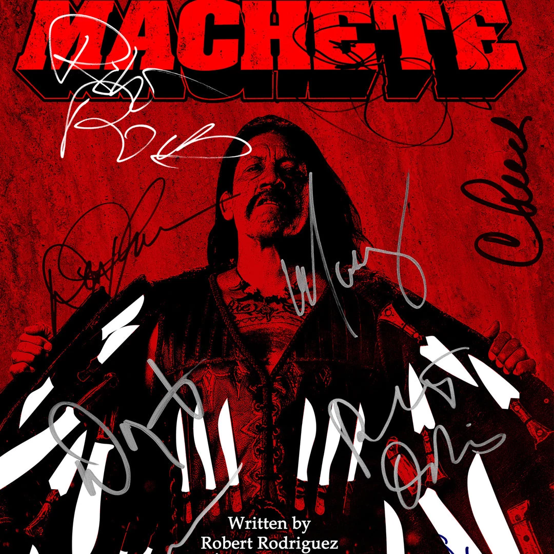 RARE-T Limited Edition Frames Machete Script Limited Signature Edition Studio Licensed Custom Frame 5 RARE-T Limited Edition Frames Machete Script Limited Signature Edition Studio Licensed Custom Frame