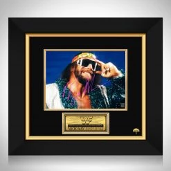RARE-T Macho Man Randy Savage Photo Frame Limited Signature Edition Licensed Custom Frame