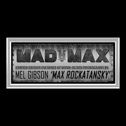 RARE-T Mad Max Mel Gibson Movie Photo Limited Signature Edition Studio Licensed Custom Frame Limited Edition Frames