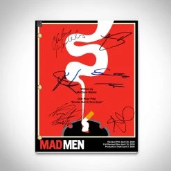 RARE-T Mad Men Script Limited Signature Edition Studio Licensed Custom Frame