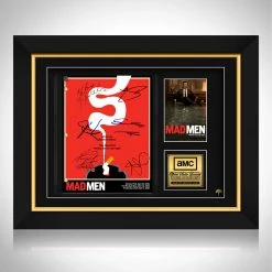 RARE-T Mad Men Script Limited Signature Edition Studio Licensed Custom Frame