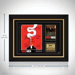 RARE-T Mad Men Script Limited Signature Edition Studio Licensed Custom Frame