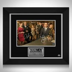 RARE-T Mad Men Cast Photo Limited Signature Edition Studio Licensed Custom Frame