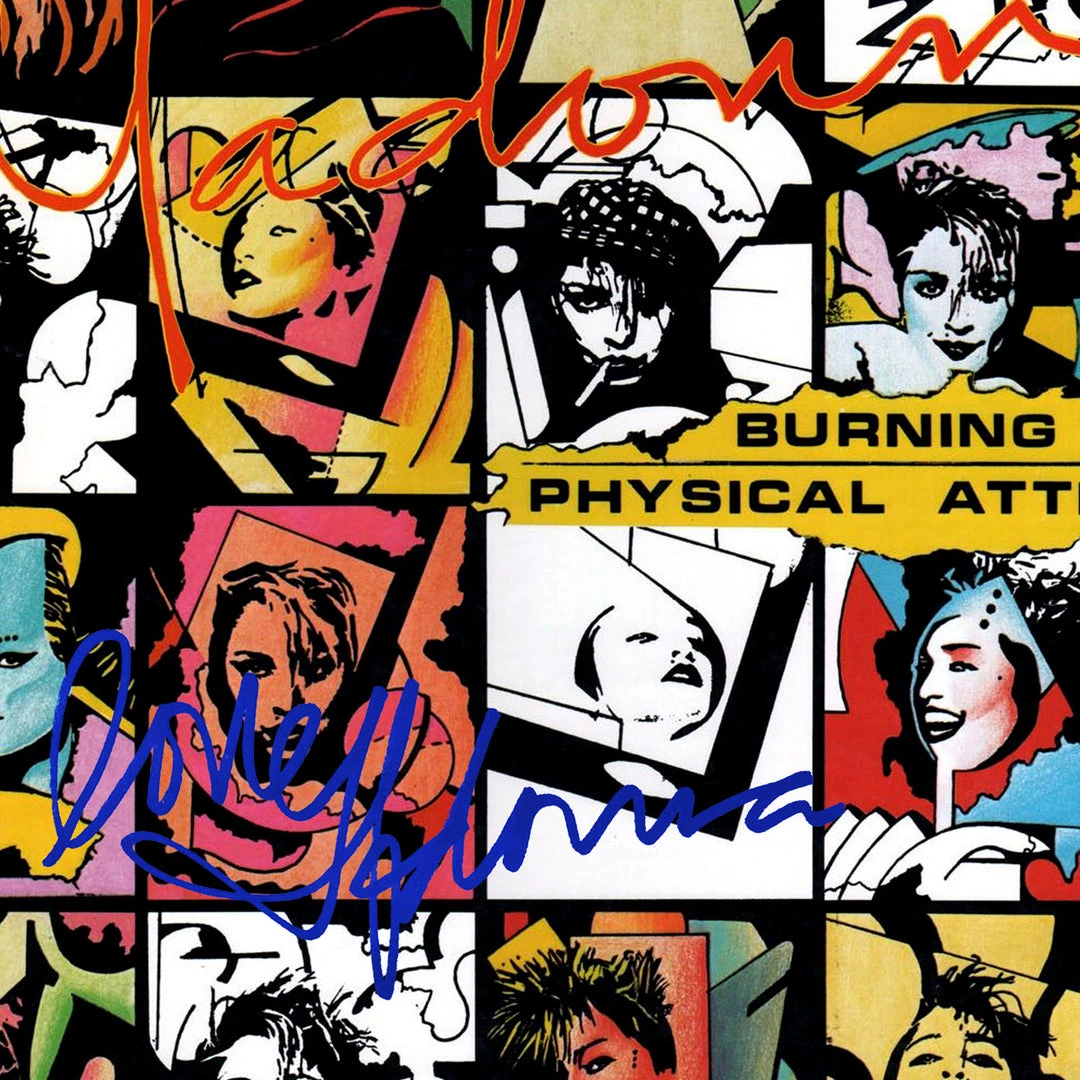 Rare-T Limited Edition Frames Madonna Burning Up Limited Signature Edition Studio Licensed Platinum LP Custom Frame 4 Rare-T Limited Edition Frames Madonna Burning Up Limited Signature Edition Studio Licensed Platinum LP Custom Frame