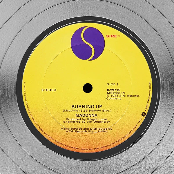 Rare-T Limited Edition Frames Madonna Burning Up Limited Signature Edition Studio Licensed Platinum LP Custom Frame 8 Rare-T Limited Edition Frames Madonna Burning Up Limited Signature Edition Studio Licensed Platinum LP Custom Frame