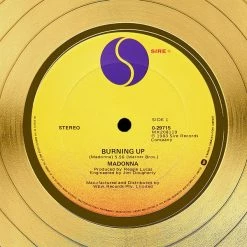 Rare-T Madonna Burning Up Gold LP Limited Signature Edition Studio Licensed Custom Frame Limited Edition Frames 15 Rare-T Madonna Burning Up Gold LP Limited Signature Edition Studio Licensed Custom Frame Limited Edition Frames