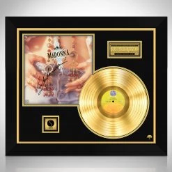 Rare-T Limited Edition Frames Madonna Like A Prayer Limited Signature Edition Studio Licensed Gold LP Custom Frame