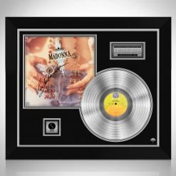Rare-T Madonna Like A Prayer Limited Signature Edition Studio Licensed Platinum LP Custom Frame Limited Edition Frames