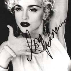 RARE-T Madonna B&W Photo Limited Signature Edition Studio Licensed Custom Frame