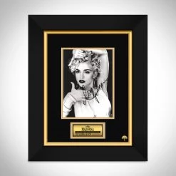 RARE-T Madonna B&W Photo Limited Signature Edition Studio Licensed Custom Frame