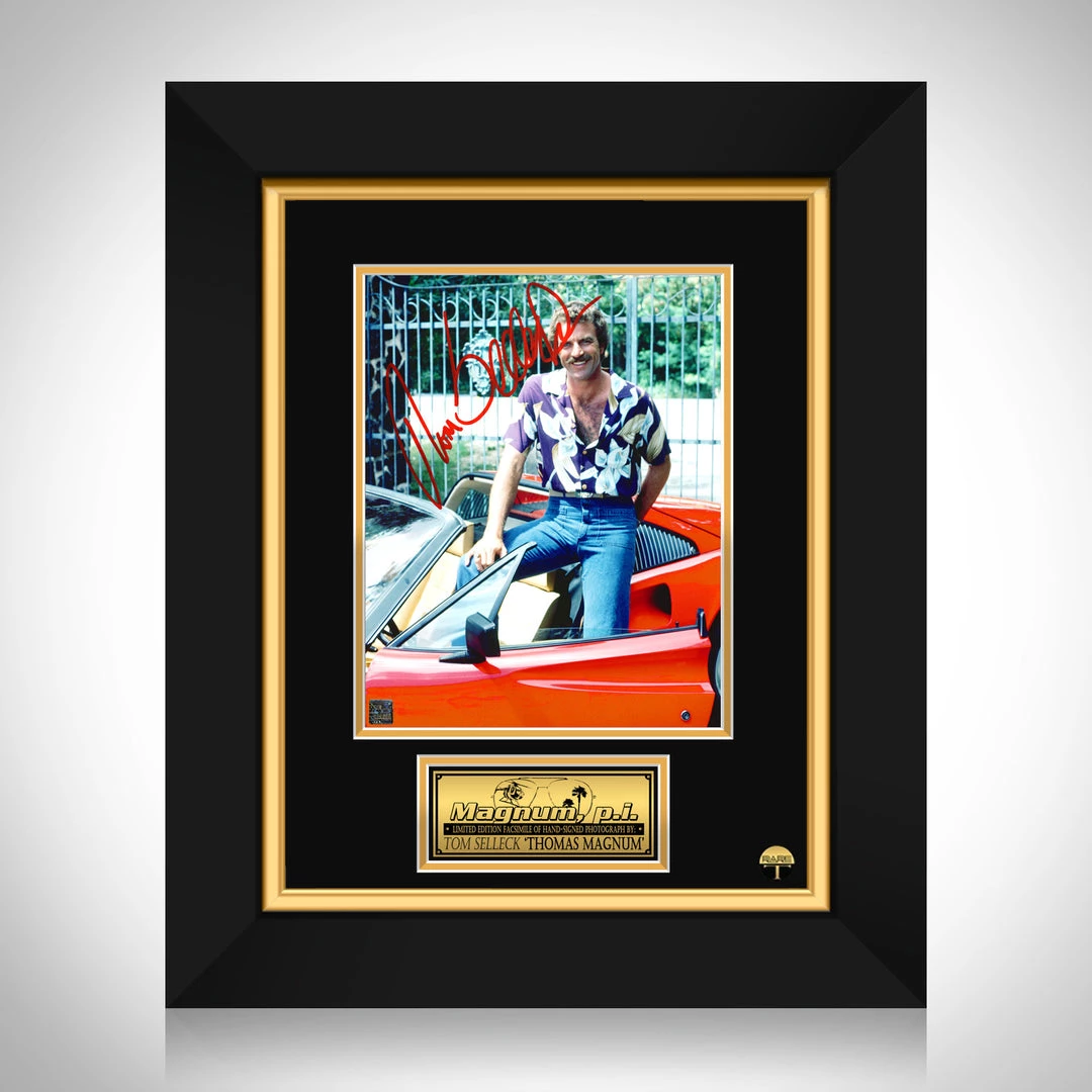 RARE-T Magnum P.I. Tom Selleck Photo Limited Signature Edition Studio Licensed Custom Frame Limited Edition Frames 1 RARE-T Magnum P.I. Tom Selleck Photo Limited Signature Edition Studio Licensed Custom Frame Limited Edition Frames
