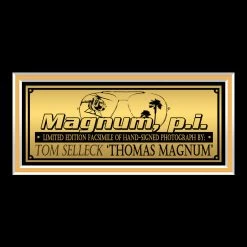 RARE-T Magnum P.I. Tom Selleck Photo Limited Signature Edition Studio Licensed Custom Frame Limited Edition Frames 9 RARE-T Magnum P.I. Tom Selleck Photo Limited Signature Edition Studio Licensed Custom Frame Limited Edition Frames