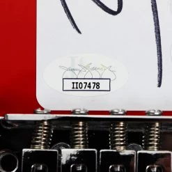 PPC Signed Memorabilia Iron Maiden- JSA Dual Certified Hand-Signed Electric Guitar By Bruce Dickinson & Steve Harris Shadow Box Frame