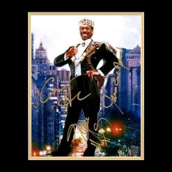 RARE-T Limited Edition Frames Coming To America Photo & VHS Limited Signature Edition Studio Licensed Custom Frame