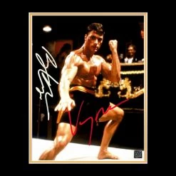 RARE-T Bloodsport Photo & VHS Limited Signature Edition Studio Licensed Custom Frame Limited Edition Frames
