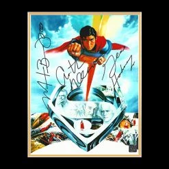 RARE-T Superman (1978) Photo & VHS Limited Signature Edition Studio Licensed Custom Frame