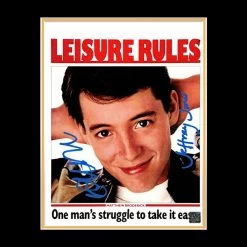 RARE-T Limited Edition Frames Ferris Bueller's Day Off Photo & VHS Limited Signature Edition Studio Licensed Custom Frame