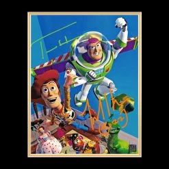 RARE-T Toy Story Photo & VHS Limited Signature Edition Studio Licensed Custom Frame Limited Edition Frames