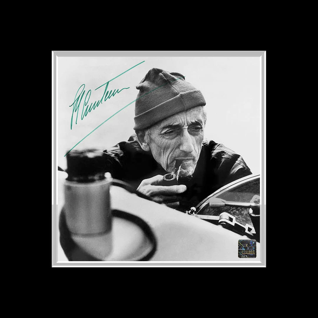 RARE-T Jacques Cousteau Photo Limited Signature Edition Studio Licensed Custom Frame 6 RARE-T Jacques Cousteau Photo Limited Signature Edition Studio Licensed Custom Frame