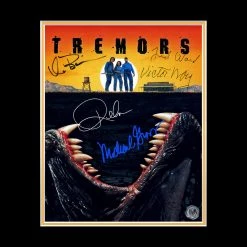 RARE-T Tremors Photo & VHS Limited Signature Edition Studio Licensed Custom Frame NEW 22 RARE-T Tremors Photo & VHS Limited Signature Edition Studio Licensed Custom Frame NEW
