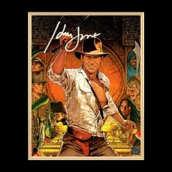RARE-T Limited Edition Frames Indiana Jones And The Raiders Of The Lost Ark Photo & VHS Limited Signature Edition Studio Licensed Custom Frame