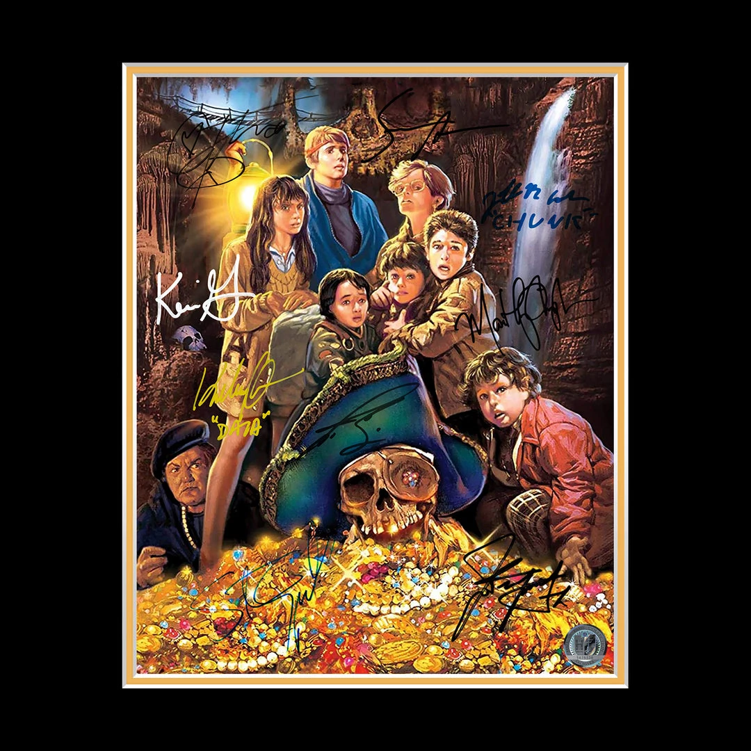 RARE-T Goonies Photo & VHS Limited Signature Edition Studio Licensed Custom Frame NEW 9 RARE-T Goonies Photo & VHS Limited Signature Edition Studio Licensed Custom Frame NEW