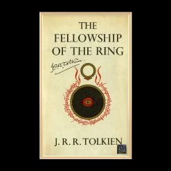 RARE-T Limited Edition Frames Lord Of The Rings The Fellowship Of The Ring Book Cover Photo Limited Signature Edition Studio Licensed Custom Frame