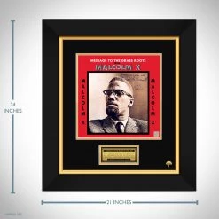 RARE-T Malcolm X Message To The Grass Roots Limited Signature Edition Studio Licensed LP Cover Custom Frame