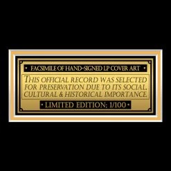 RARE-T Malcolm X Message To The Grass Roots Limited Signature Edition Studio Licensed LP Cover Custom Frame