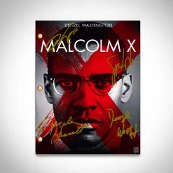 RARE-T Malcolm X Script Limited Signature Edition Studio Licensed Custom Frame Limited Edition Frames