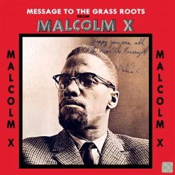 RARE-T Malcolm X Message To The Grass Roots Limited Signature Edition Studio Licensed Gold LP Custom Frame Limited Edition Frames