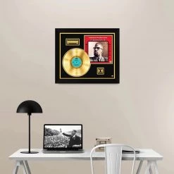 RARE-T Malcolm X Message To The Grass Roots Limited Signature Edition Studio Licensed Gold LP Custom Frame Limited Edition Frames