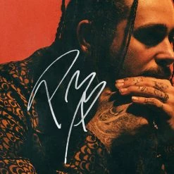 RARE-T Post Malone Stoney LP Cover Limited Signature Edition Studio Licensed Custom Frame