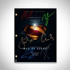 RARE-T Superman Man Of Steel Script Limited Signature Edition Studio Licensed Custom Frame Limited Edition Frames
