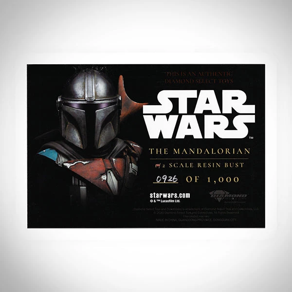 Grosnor Star Wars 1/2 Scale Mandalorian Limited Edition Bust Ready To Ship! 48 Hour Shipping! 9 Grosnor Star Wars 1/2 Scale Mandalorian Limited Edition Bust Ready To Ship! 48 Hour Shipping!