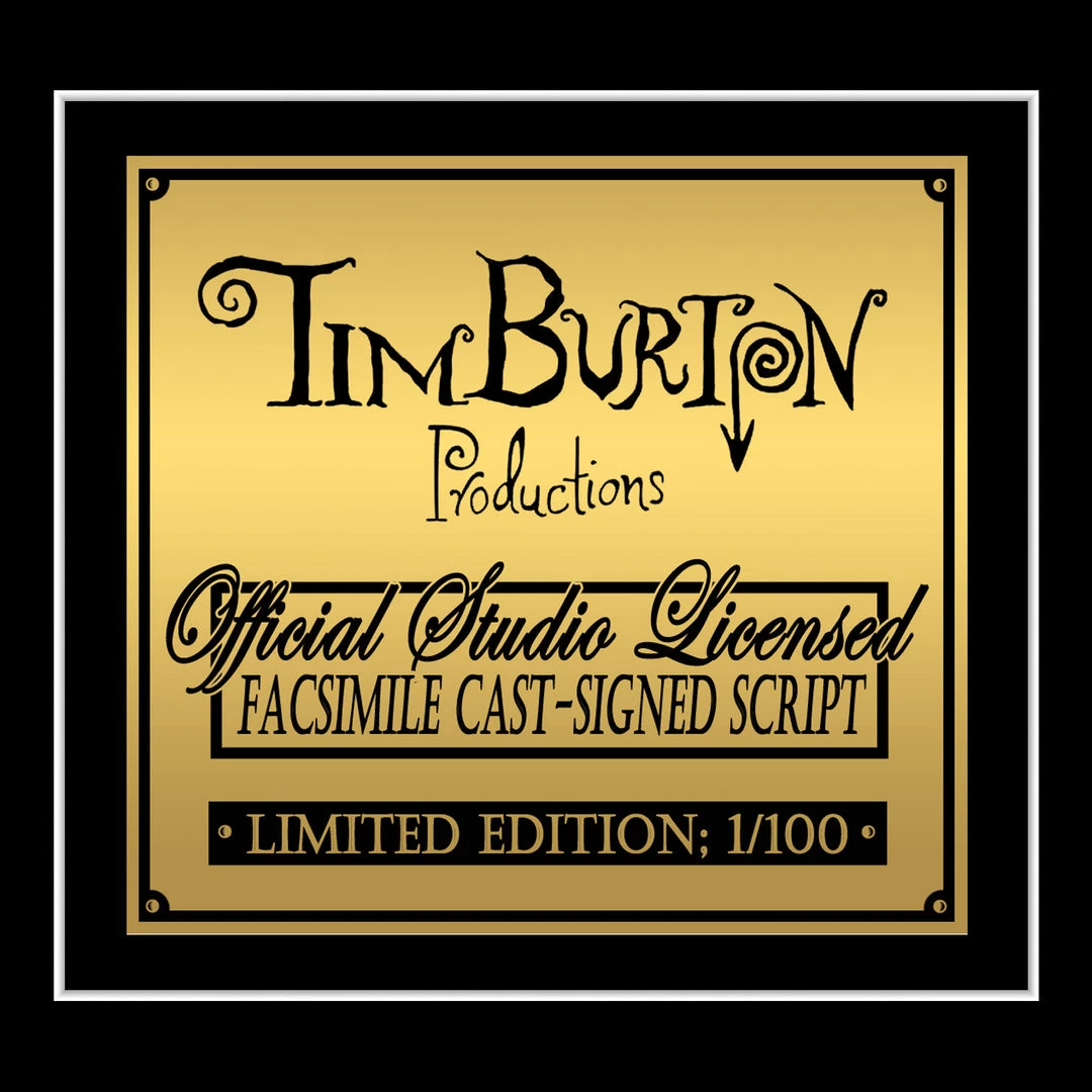 RARE-T Mars Attacks! Script Limited Signature Edition Studio Licensed Custom Frame 11 RARE-T Mars Attacks! Script Limited Signature Edition Studio Licensed Custom Frame