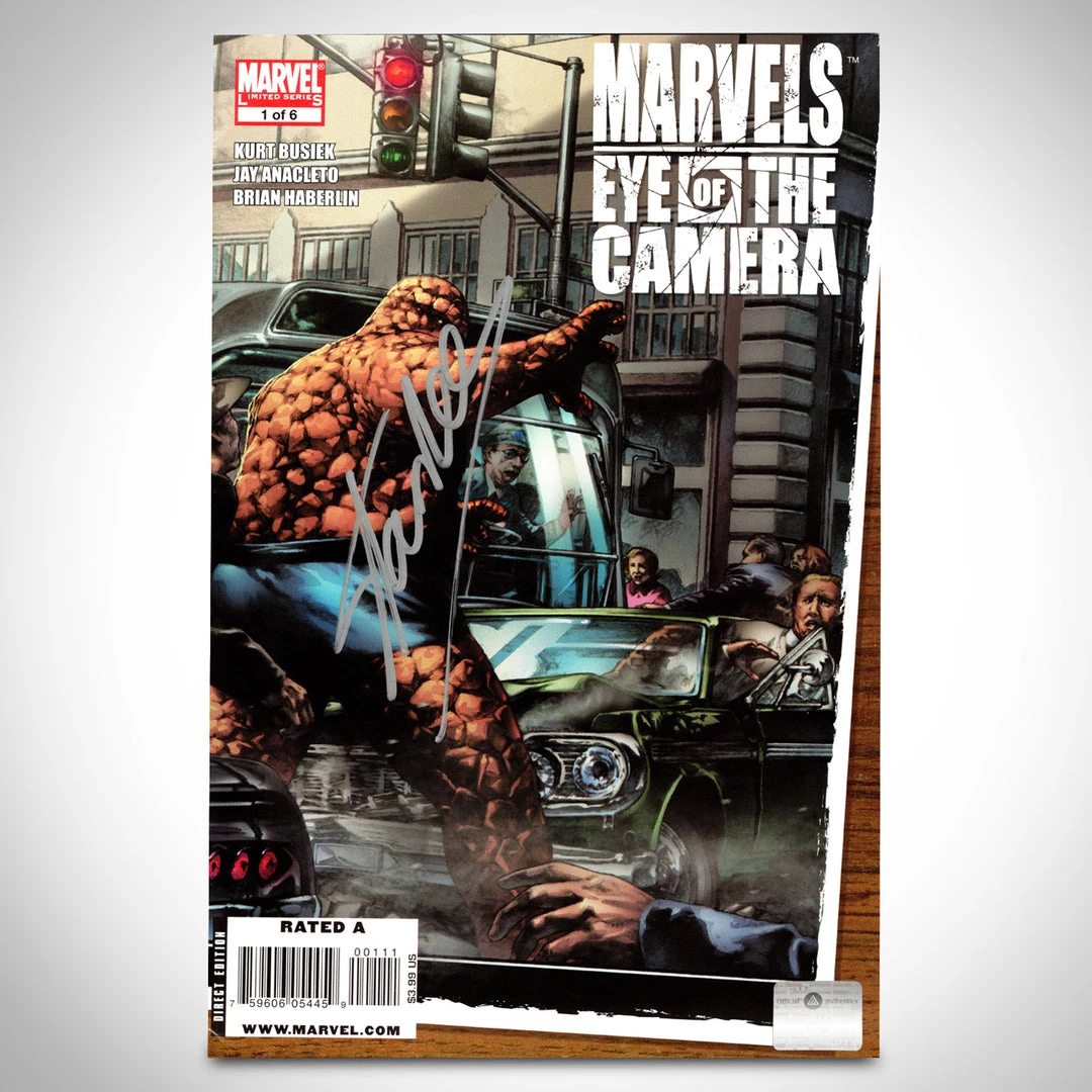 APW Marvel: Eye Of The Camera (2009) #1 Hand-Signed Comic Book By Stan Lee Custom Frame Signed Memorabilia 3 APW Marvel: Eye Of The Camera (2009) #1 Hand-Signed Comic Book By Stan Lee Custom Frame Signed Memorabilia