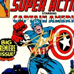 RARE-T Super Action Comics #1 - Stan Lee Limited Signature Edition Comic Book Cover Art Custom Frame 8 RARE-T Super Action Comics #1 - Stan Lee Limited Signature Edition Comic Book Cover Art Custom Frame