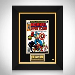 RARE-T Super Action Comics #1 - Stan Lee Limited Signature Edition Comic Book Cover Art Custom Frame