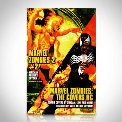 APW Marvel Zombies Spotlight (2007) #1 -Hand-Signed Comic Book By Arthur Suydam & Stan Lee Custom Frame Signed Memorabilia