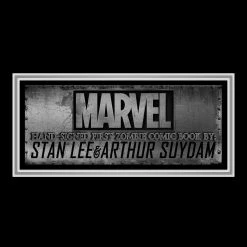 APW Marvel Zombies Spotlight (2007) #1 -Hand-Signed Comic Book By Arthur Suydam & Stan Lee Custom Frame Signed Memorabilia
