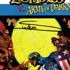APW Signed Memorabilia Marvel Zombies Vs Army Of Darkness #1 2nd Print- Hand-Signed By Comic Book By Arthur Suydam Frame